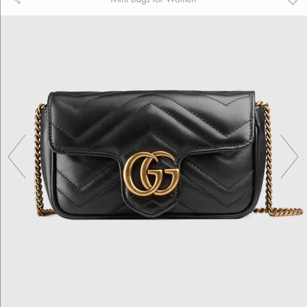 Gucci Marmont Matelasse leather super mimi bag, used, very good condition - Picture 2 of 8